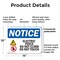 Signmission Electric Fence Do Not Climb OSHA Notice Sign, Plastic, 14in W x 10in L, 2PK OS-2PACK-NS-P-1014-L-11624 - alternate 6
